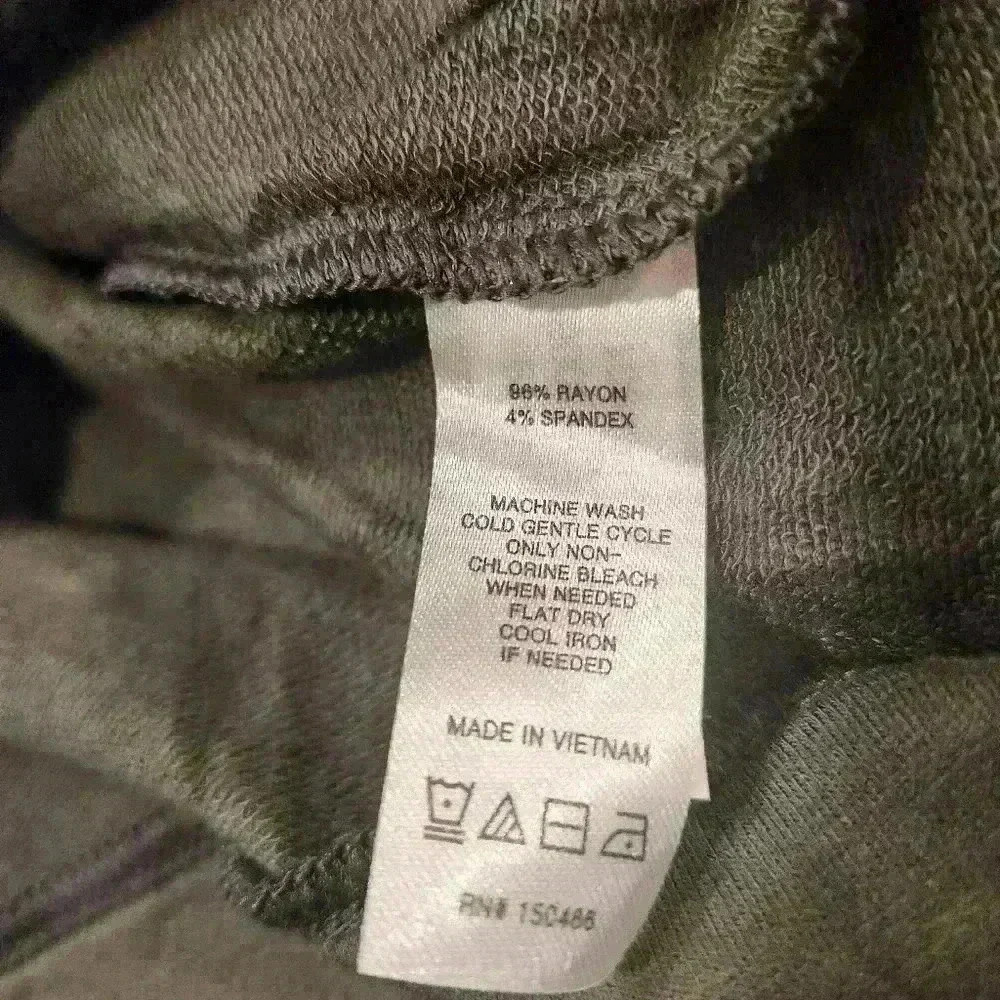 NWT Market & Spruce Olive Estoria French Terry Pocket Knit Long-Sleeve Top - Picture 6 of 11
